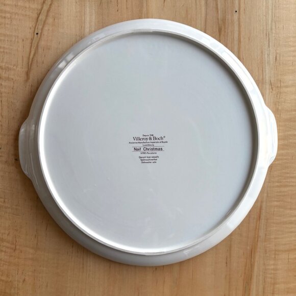 Villeroy & Bosh Naif Christmas Serving Platter Porcelain from Luxembourg - Picture 4 of 8